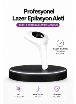Ipl Teknolojili Erkek Ve Kadın Kullanımına Uygun Lazer Epilasyon Cihaz