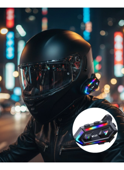 Ipx6 Su Geçirmez Intercom 1000m Bağlantı 1000mah Batarya Rgb Işıklı