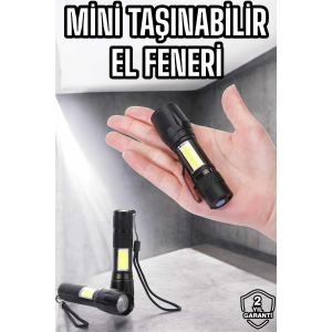 Işıldak El Feneri Kamp Lambası Mini Taşınabilir Acil Durum Lambası Fener Led Işık