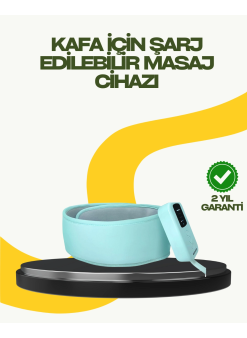 Isıtmalı Baş Masaj Aleti Rahatlatıcı Ve Stres Giderici Tasarım