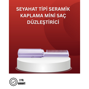 Isıtmalı Saç Düzleştirici Fırça – Kablosuz Ve Hafif Tasarım