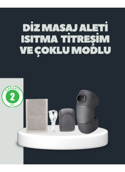 Isıtmalı Titreşimli Diz Masaj Cihazı 3d Rezonans Teknolojili