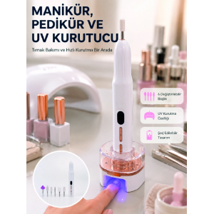 Jel Oje Kurutma Ve Tırnak Bakımı Cihazı