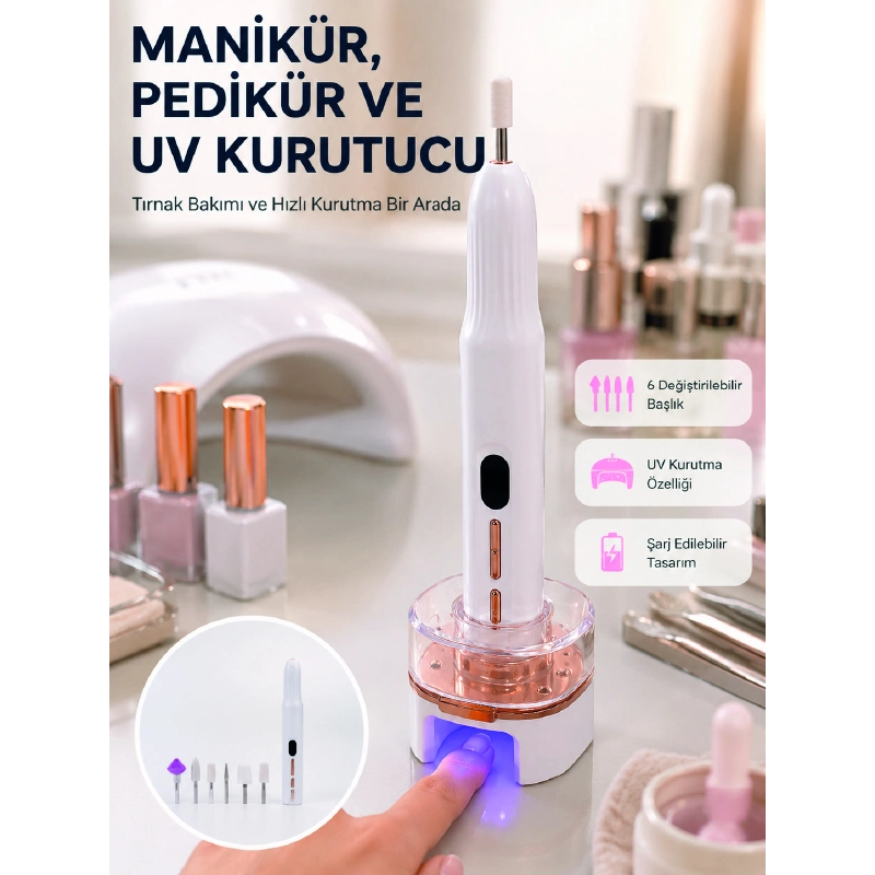Jel Oje Kurutma Ve Tırnak Bakımı Cihazı Jel Oje Kurutma Ve Tırnak Bakımı Cihazı