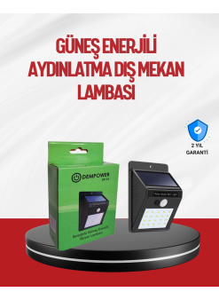 Kablo Gerektirmeyen Güneş Enerjili Dış Mekan Işık – Bahçe Ve Koridor Aydınlatması