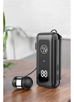 Kablolu Bluetooth Kulaklık Kulak İçi Stereo Mikrofonlu Dijital Göstergeli