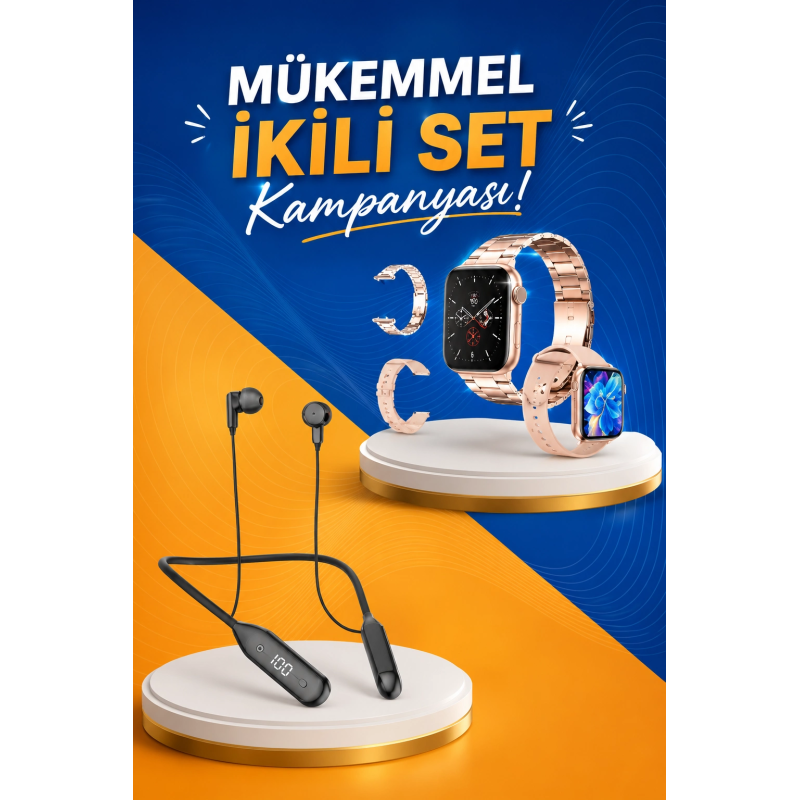 Kablolu Bluetooth Kulaklık Ve Kadınlara Özel Bileklik Hediyeli Yeni Nesil Akıllı Saat 3 Kordonlu Kablolu Bluetooth Kulaklık Ve Kadınlara Özel Bileklik Hediyeli Yeni Nesil Akıllı Saat 3 Kordonlu