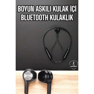 Kablolu Boyun Askılı Dijital Göstergeli Bluetooth Kulaklığı 60 Saat
