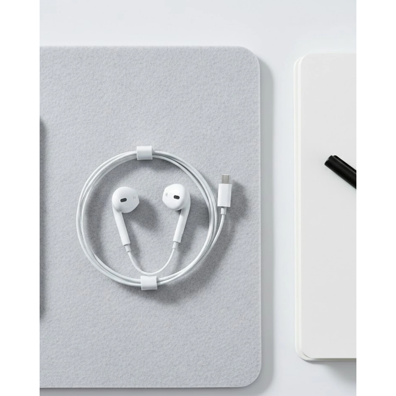 Kablolu Type C Kulak İçi Kulaklık Kristal Netliğinde Ses Kalitesi