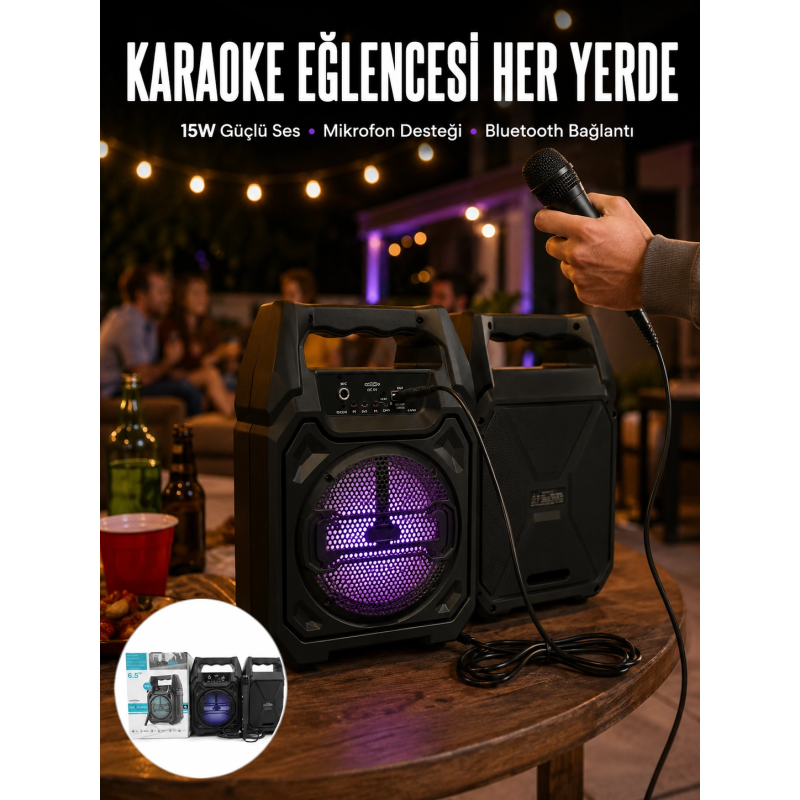 Kablosuz 6.5 İnç Tws Bluetooth Hoparlör Yeni Nesil Kablosuz 6.5 İnç Tws Bluetooth Hoparlör Yeni Nesil