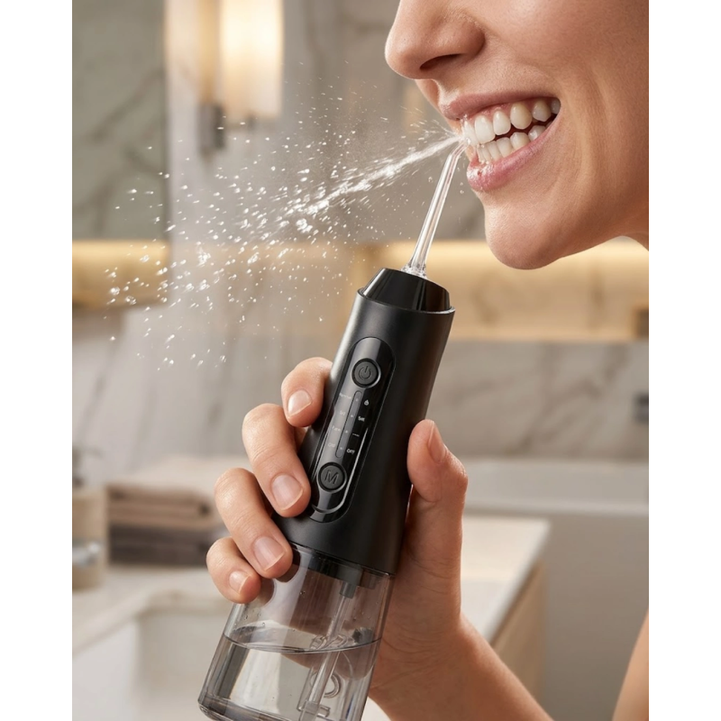 Kablosuz Ağız Duşu Ipx7 Su Geçirmez 320 Ml Hazneli Derin Temizlik Kablosuz Ağız Duşu Ipx7 Su Geçirmez 320 Ml Hazneli Derin Temizlik