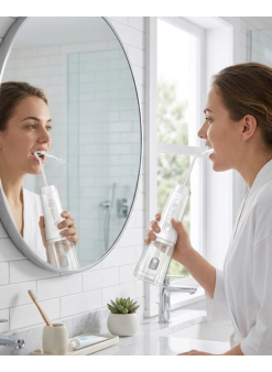 Kablosuz Ağız Duşu Ipx7 Su Geçirmez 320 Ml Hazneli Güçlü Su Basınçlı