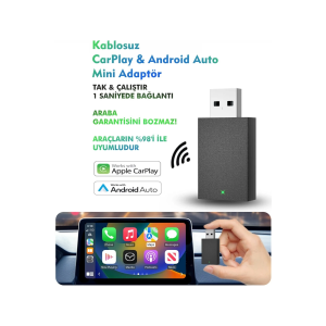 Kablosuz Android Auto/car Play Usb Dongle Cihazı