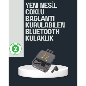 Kablosuz Bluetooth 5.0 Kulaklık – 300mah Şarj Kutusu
