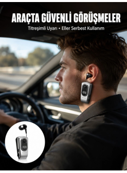 Kablosuz Bluetooth 5.2 Kulaklık – Titreşimli Uyarı Ve Uzun Pil Ömrü Yeni Nesil