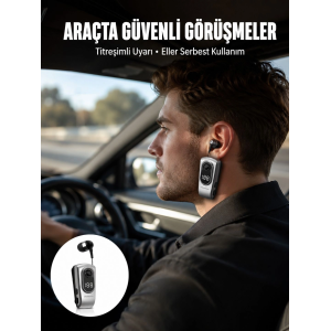 Kablosuz Bluetooth 5.2 Kulaklık – Titreşimli Uyarı Ve Uzun Pil Ömrü Yeni Nesil