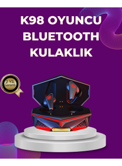 Kablosuz Bluetooth  Kulaklık Led Işıklı