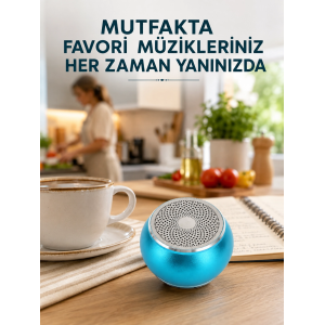 Kablosuz Bluetooth Hoparlör | 2-3 Saat Kesintisiz Müzik Keyfi Yeni Nesil