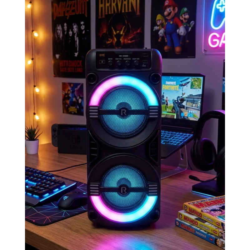 Kablosuz Bluetooth Hoparlör Led Işıklı Usb Ve Tf Kart Destekli Kablosuz Bluetooth Hoparlör Led Işıklı Usb Ve Tf Kart Destekli