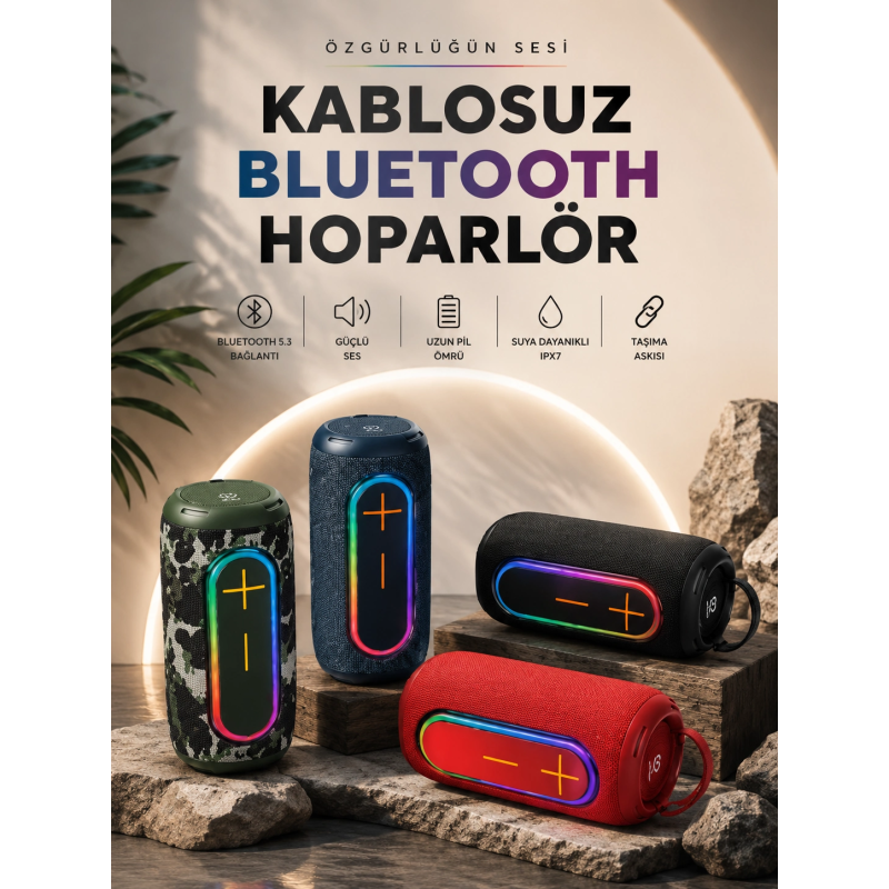 Kablosuz Bluetooth Hoparlör Taşınabilir Kablosuz Bluetooth Hoparlör Taşınabilir