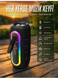 Kablosuz Bluetooth Hoparlör Taşınabilir Çoklu Bağlantılı Özelliği