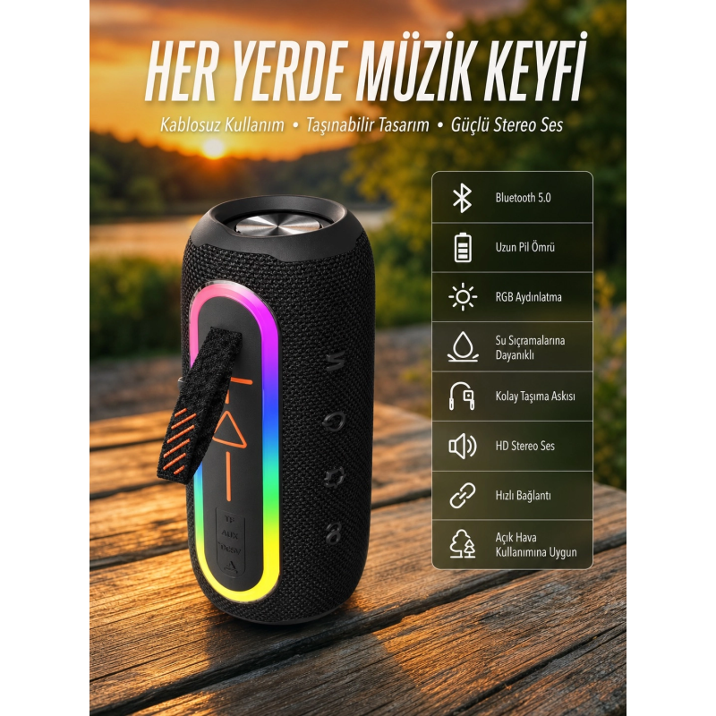 Kablosuz Bluetooth Hoparlör Taşınabilir Çoklu Bağlantılı Özelliği Kablosuz Bluetooth Hoparlör Taşınabilir Çoklu Bağlantılı Özelliği