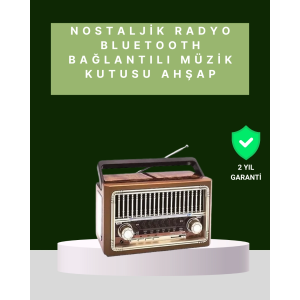 Kablosuz Bluetooth Hoparlör Ve Fm Radyo