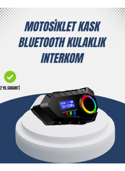 Kablosuz Bluetooth İnterkom Ip65 Suya Dayanıklı 40mm Hd Ses Ve 40 Saat Pil