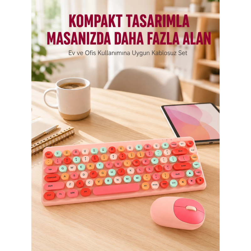 Kablosuz Bluetooth Klavye – Çoklu Cihaz Desteği, Akıllı Güç Tasarrufu Yeni Nesil Kablosuz Bluetooth Klavye – Çoklu Cihaz Desteği, Akıllı Güç Tasarrufu Yeni Nesil