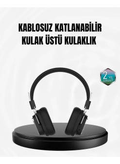 Kablosuz Bluetooth Kulak Üstü Kulaklık Kristal Ses Kalitesi Ve Ergonomik Yapı