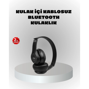 Kablosuz Bluetooth Kulaklık – Tf Kart, Aux, Mikrofonlu, Suya Dayanıklı, 10m Menzil