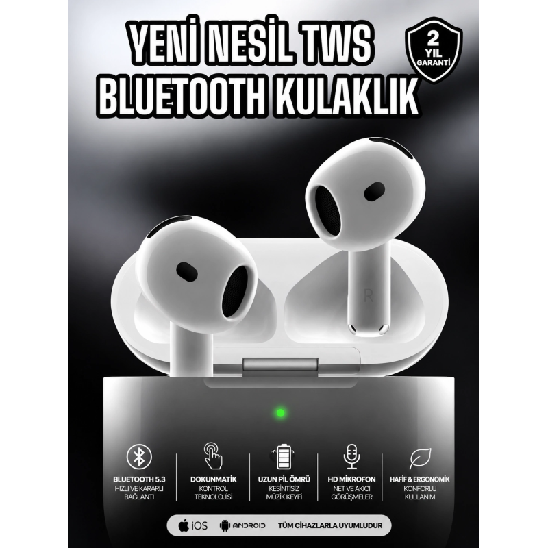 Kablosuz Bluetooth Kulaklık Tws Anc Özelliği Yüksek Ses Kaliteli Kablosuz Bluetooth Kulaklık Tws Anc Özelliği Yüksek Ses Kaliteli