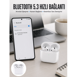 Kablosuz Bluetooth Kulaklık Tws Anc Özelliği Yüksek Ses Kaliteli Yeni Nesil