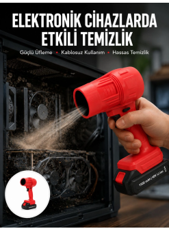 Kablosuz Elektrikli Toz Üfleyici Çok Amaçlı Temizlik Aleti Yeni Nesil