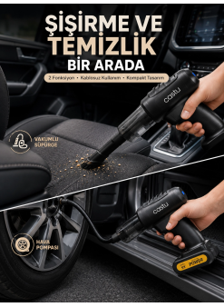 Kablosuz Hava Pompası Ve Vakumlu El Süpürgesi
