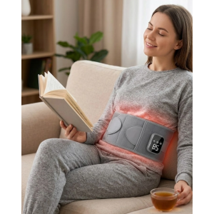 Kablosuz Isı Terapili Bel Kemeri 3 Masaj Modlu Usb Şarjlı Tasarım