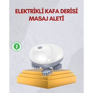 Kablosuz Kafa Ve Vücut Masaj Aleti Taşınabilir Tasarım