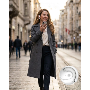 Kablosuz Kulaklık Bluetooth 5.4 Uzun Pil Ömrü Ve Dokunmatik Kontrol Özellikli