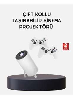 Kablosuz Projeksiyon Cihazı 4k Destekli Hdmı Usb Oyun Uyumlu