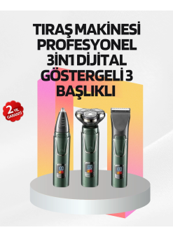 Kablosuz Şarjlı Çok Amaçlı Tıraş Makinesi