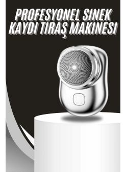 Kablosuz Tıraş Makinesi Günlük Hızlı Taşınabilir Şarjlı Yuvarlak Paslanmaz Çelik