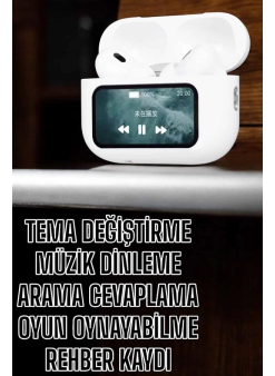 Kablosuz Yeni Nesil Bluetooth Bağlantılı Dokunmatik Ekranlı Kulak İçi Pro
