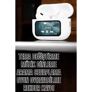 Kablosuz Yeni Nesil Bluetooth Bağlantılı Dokunmatik Ekranlı Kulak İçi Pro