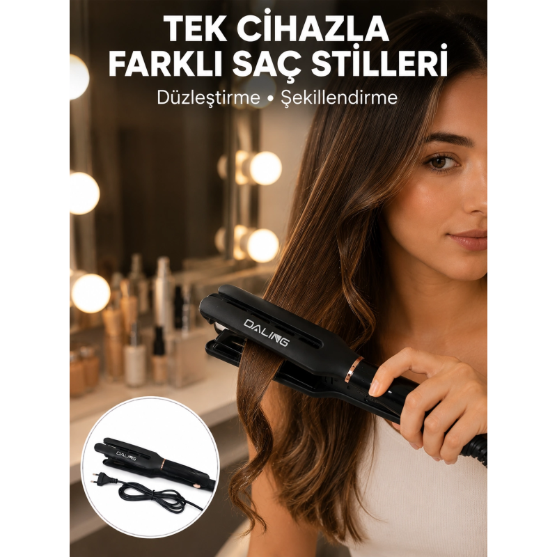 Kadın Saç Düzleştirici Seyahat Dostu 5 Kademeli Isı Kontrolü Yeni Nesil Kadın Saç Düzleştirici Seyahat Dostu 5 Kademeli Isı Kontrolü Yeni Nesil