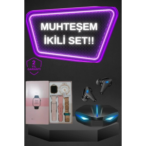 Kadınlar İçin Dokunmatik Ekran Akıllı Saat Ve  Kablosuz Bluetooth Kulaklık Anc Özelliği