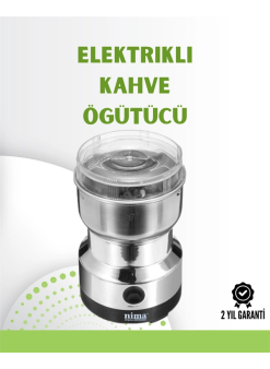 Kahve Ve Baharat Değirmeni | Kompakt, Hafif, Hızlı Öğütme, Şeffaf Kapaklı, Kolay Kullanım