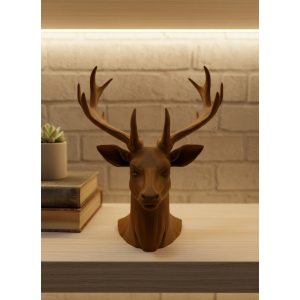 Kahverengi Geyik Biblo 23 Cm Dekoratif Şık Tasarım