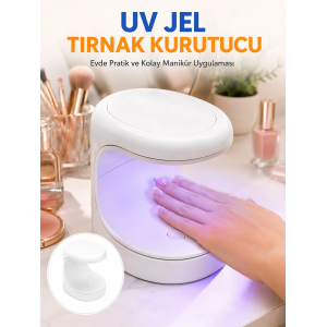 Kalıcı Oje Kurutucu Mini Uv Işınlı Taşınabilir Hızlı Ve Pratik Oje Kurutucu Yeni Nesil