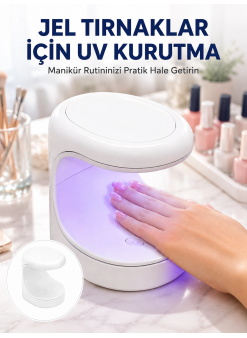 Kalıcı Oje Kurutucu Uv Led Teknolojisi Taşınabilir Mini Tırnak Kurutucu Yeni Nesil