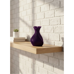 Kalpli Mor Mini Vazo 5 Cm Dekoratif Masa Üstü Aksesuar